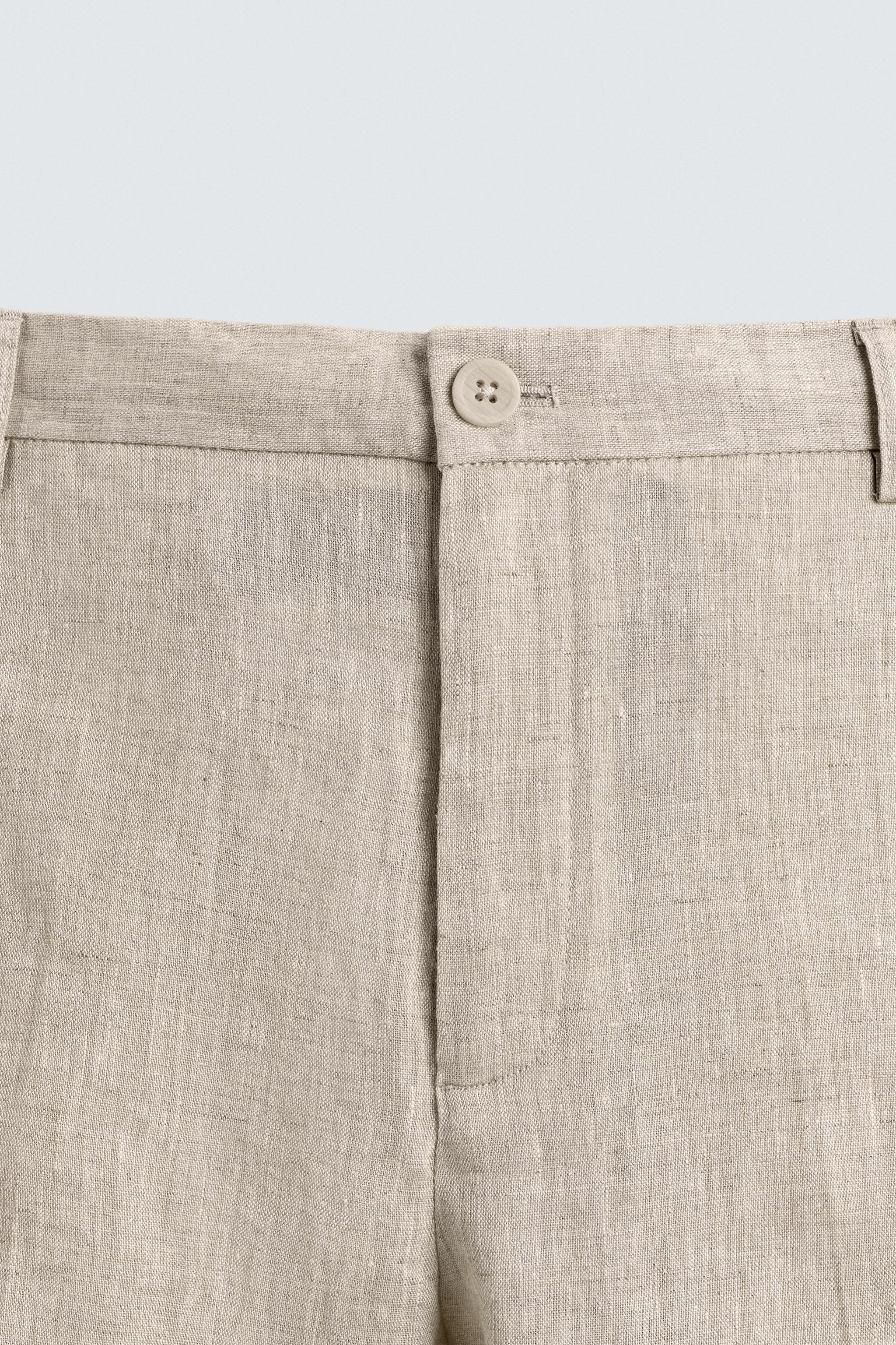PANTALON 100 % LIN